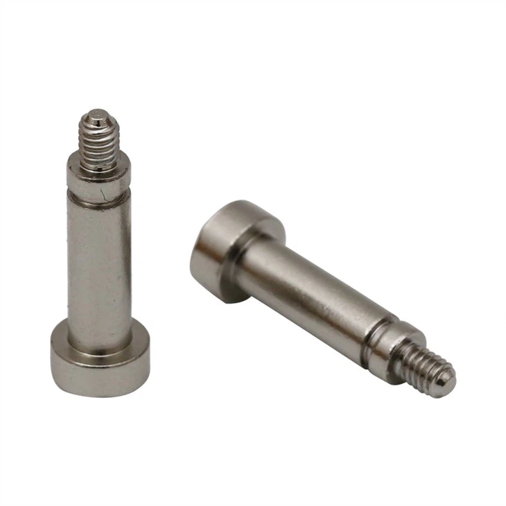 Stainless steel phillips socket head step screw cnc parts