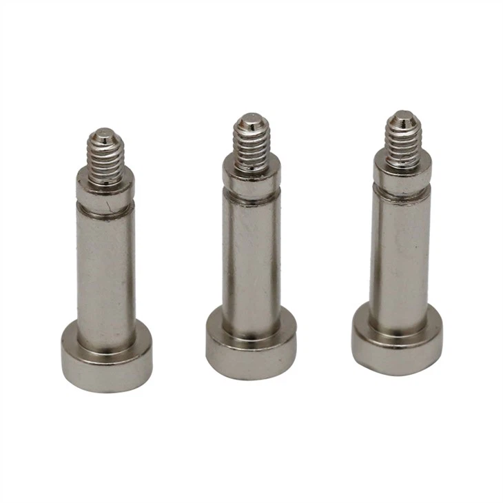 Stainless steel phillips socket head step screw cnc parts