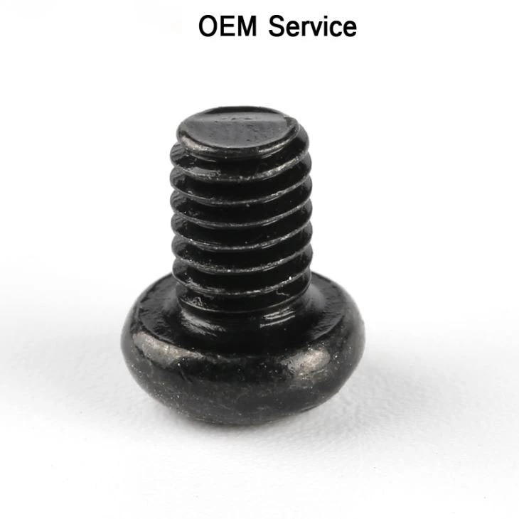 Round Head Black Zinc Small Toy Screws